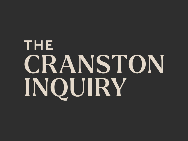 A placeholder image containing 'The Cranston Inquiry' logo.